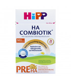 HiPP Hypoallergenic (HA) Stage PRE Combiotic Milk Formula  (600g) German Version 0+